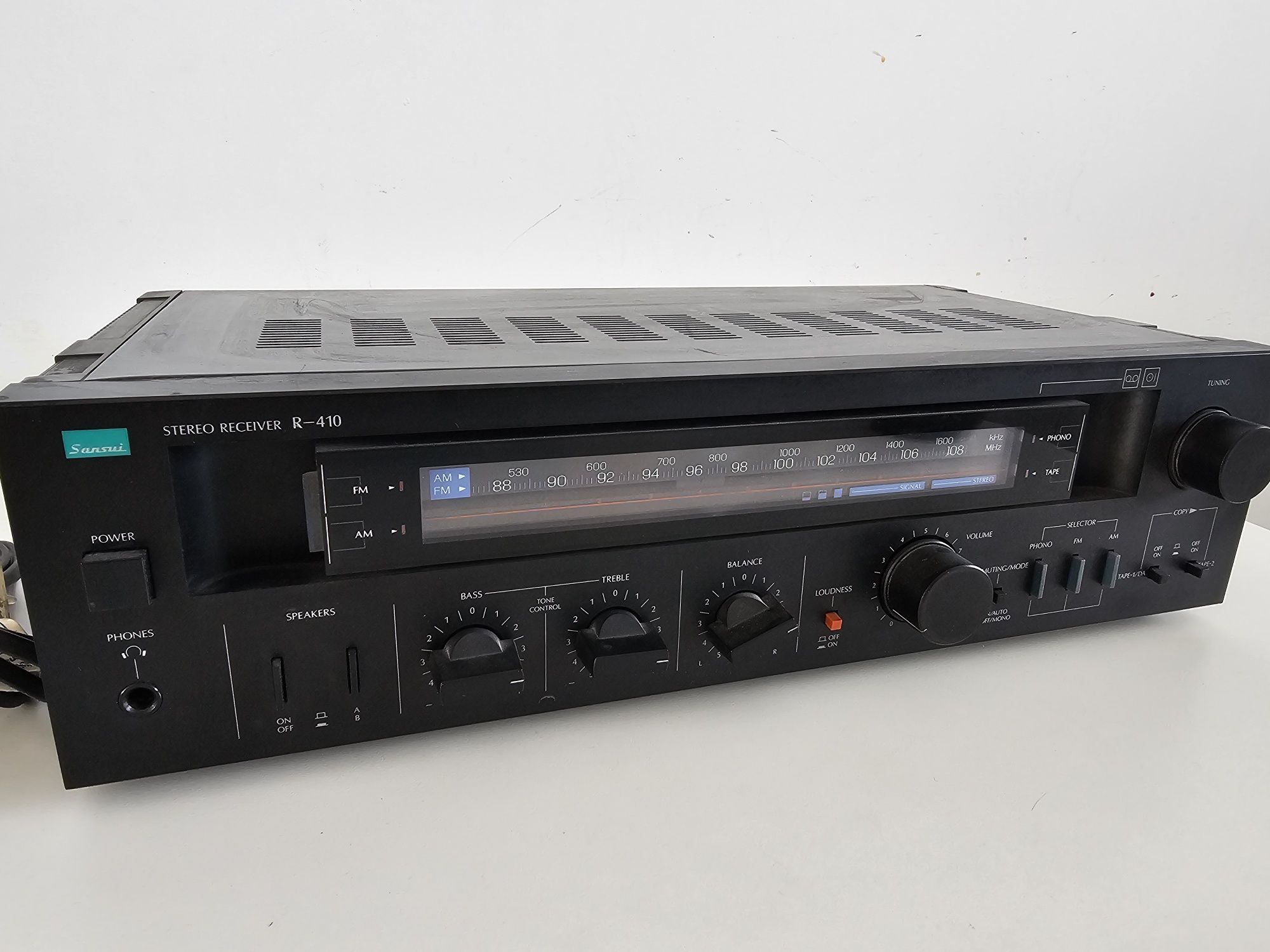 Amplituner Sansui R-410 2.0 czarny