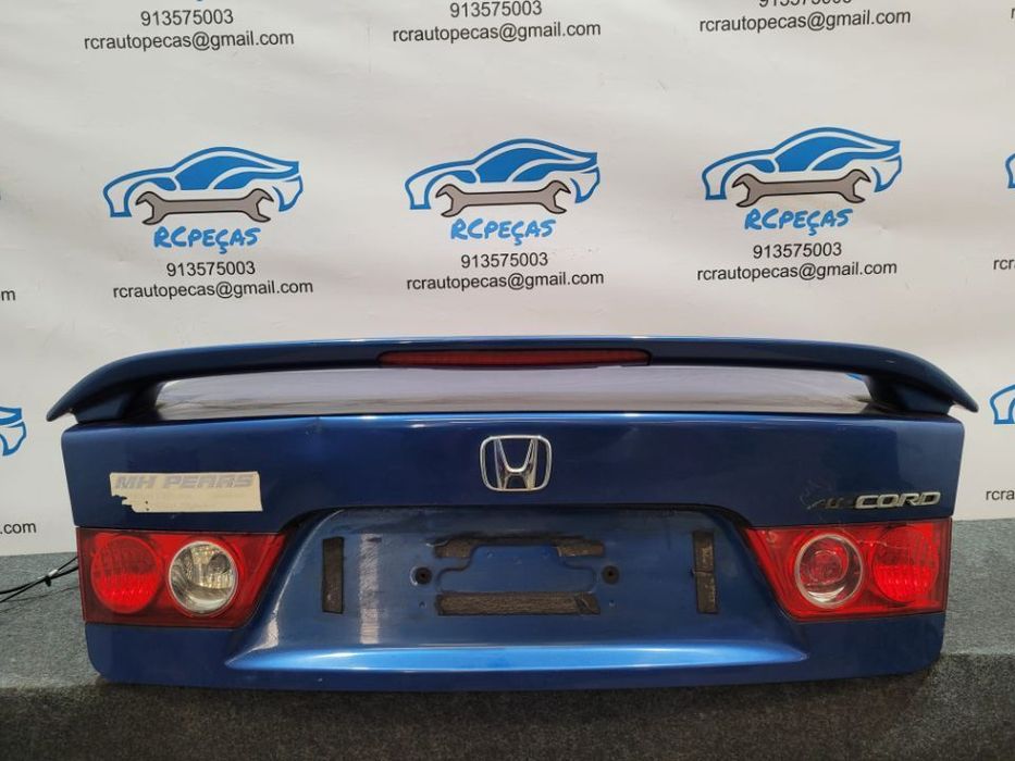 PORTA TAMPA MALA HONDA ACCORD VII 7 MK7 SEDAN CARRO FECHO PUXADOR SPOILER LIP AILERON