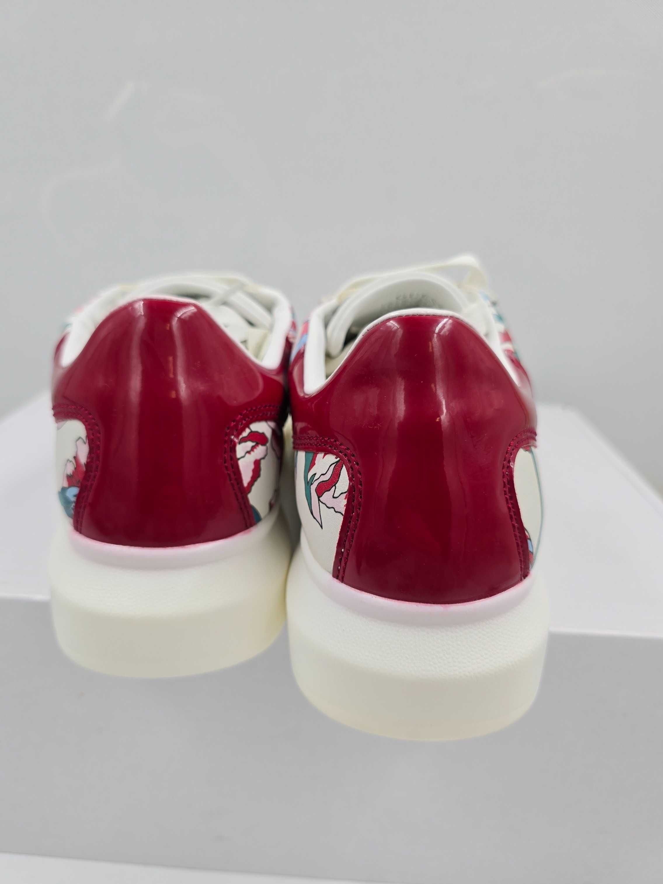 Sneakersy ze skóry kolorowe  GUESS Salerno platforma R.37 GU14SS