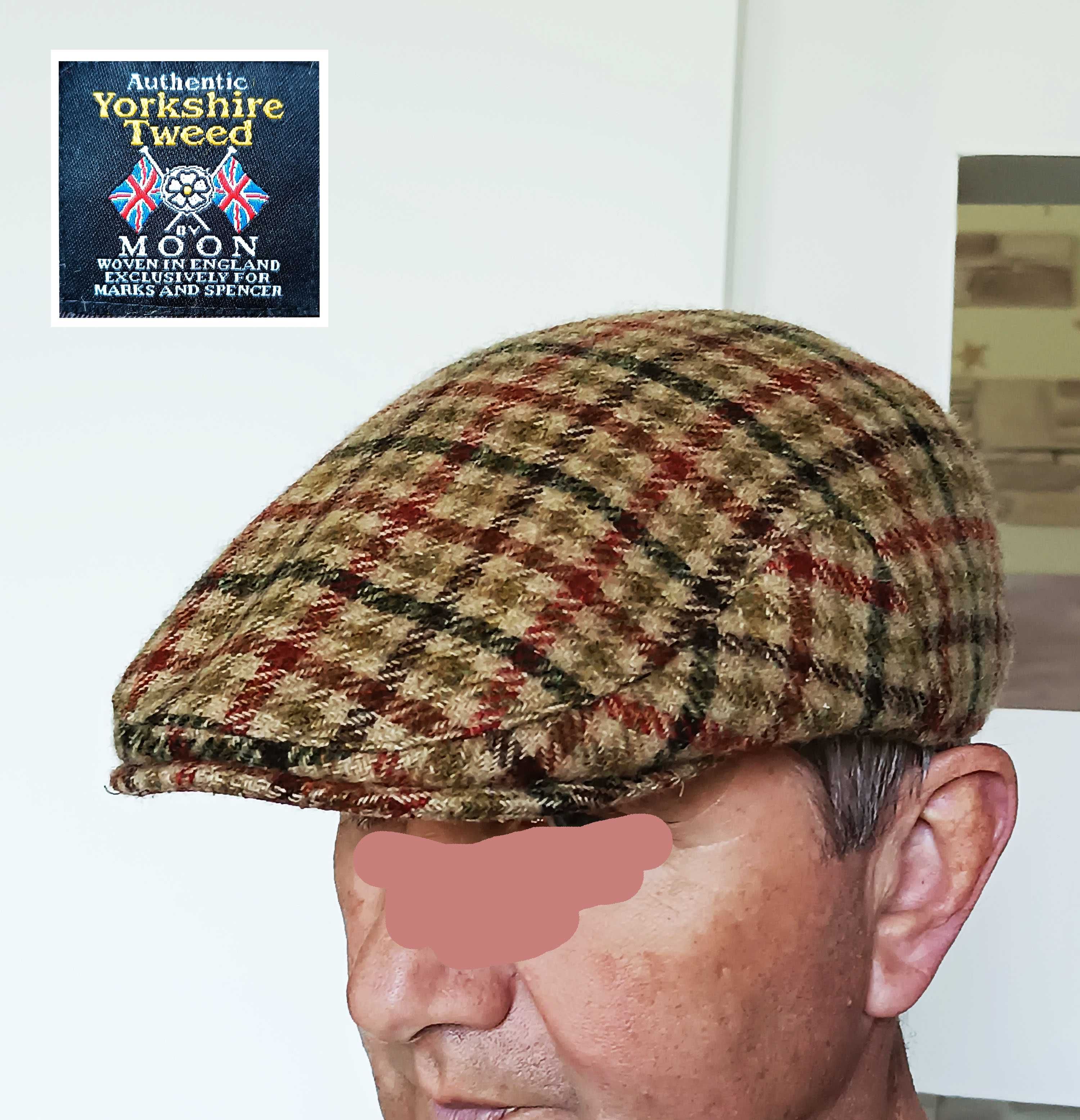 Кепка MOON Yorkshire Tweed Англия. Жиганка хулиганка восьмиклинка