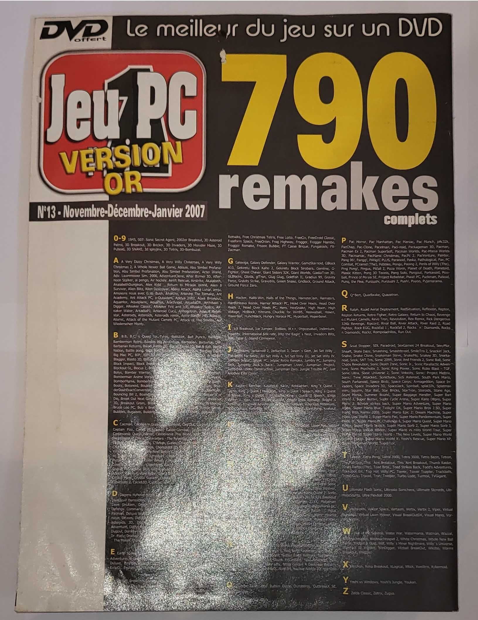 Revista de videojogos Jeu PC Version Or nº 13 edição francesa