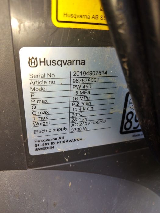 Myjka ciśnieniowa Husqvarna PW 460