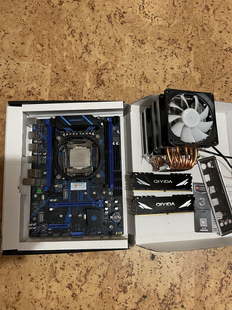 Комплект Xeon e5 2670v3 / X99 QD4 / 16 gb DDR4 / Кулер