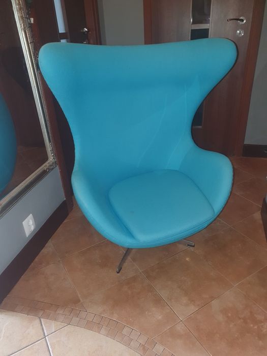 Fotel obrotowy egg chair