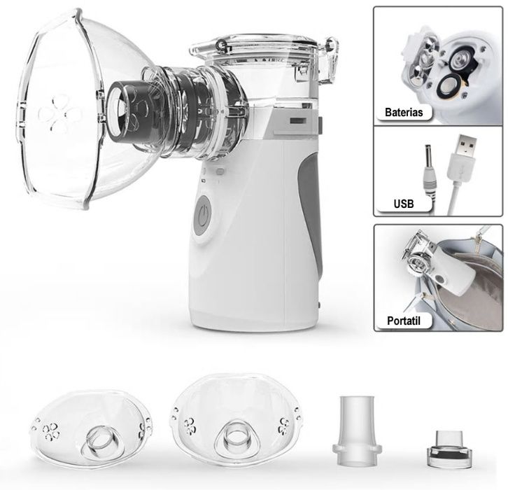 Nebulizador NOVO Portatil ultrasonico criança bebe adulto idosos USB