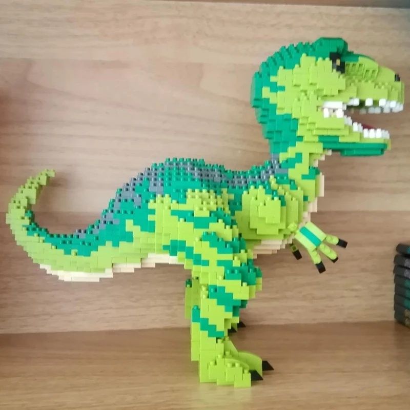 Klocki figurka dinozaura z mini klocków