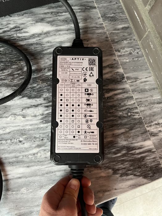 Cabo carregamento domestico Mercedes