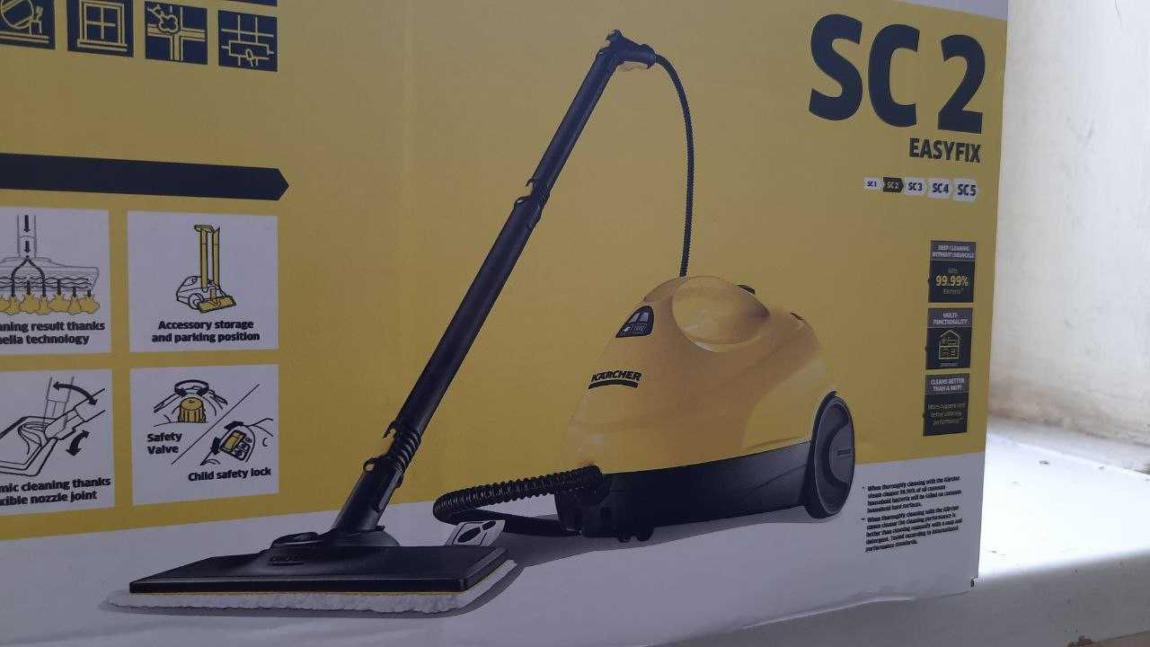 Пароочиститель мощность 1500вт пароочисник 3.2 бар karcher sc 2