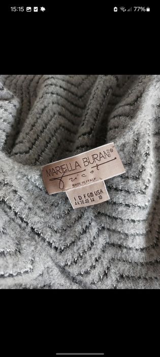 38 ekskluzywny włoski sweter moher wełna