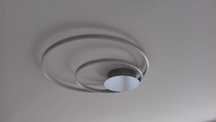 Nowa lampa sufitowa led okrągła Nerwin Lindby alu-chrom
