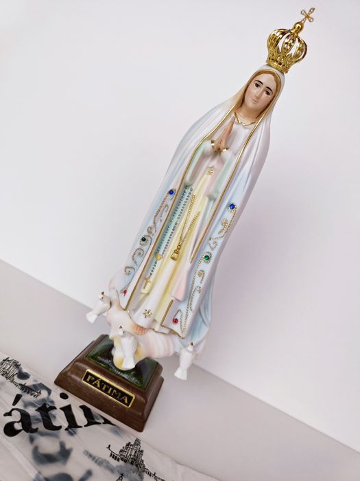 Estatueta Nossa Senhora Fátima 28cm
