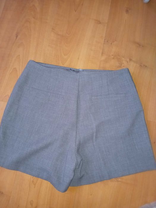 Saia/calção Xadrez e Cinzento