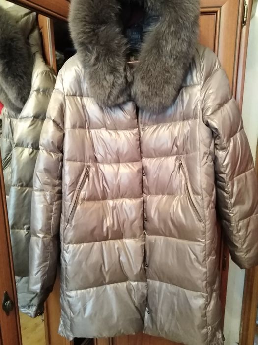 Пуховик с шикарным мехом