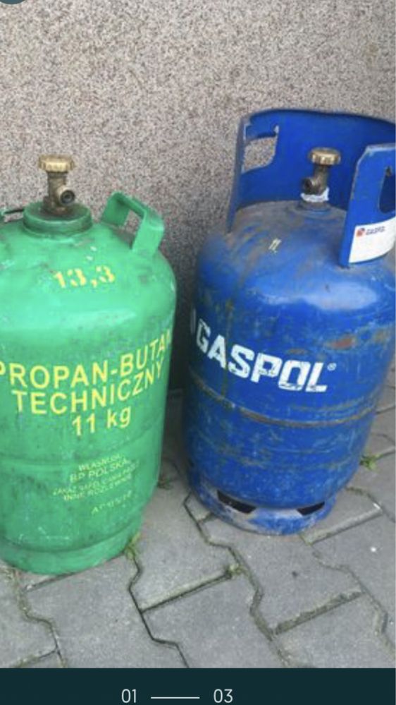 Skup butli gazowych propan - butan