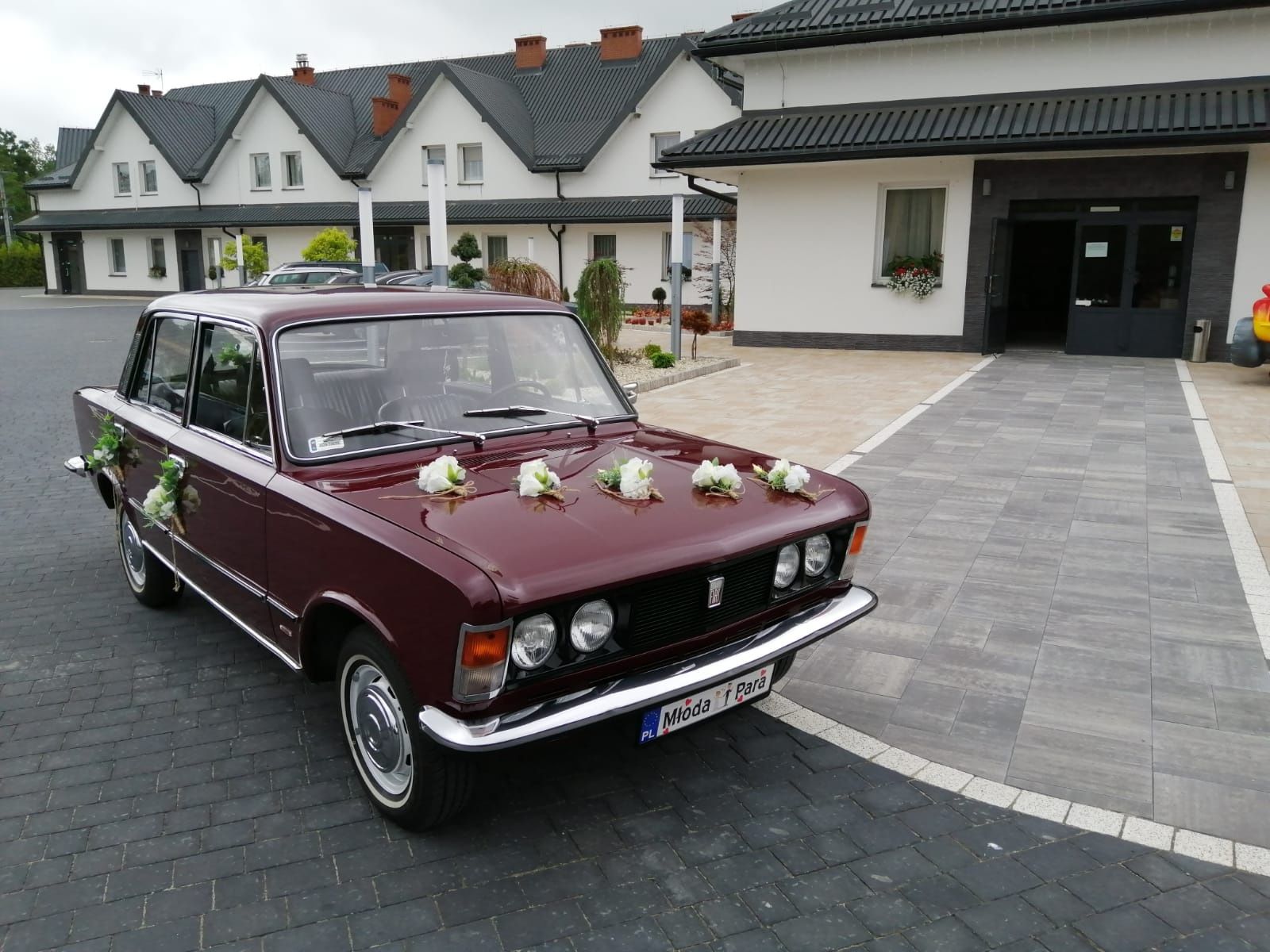 Samochód do ślubu, Fiat 125 p ,kultowy samochód Prl