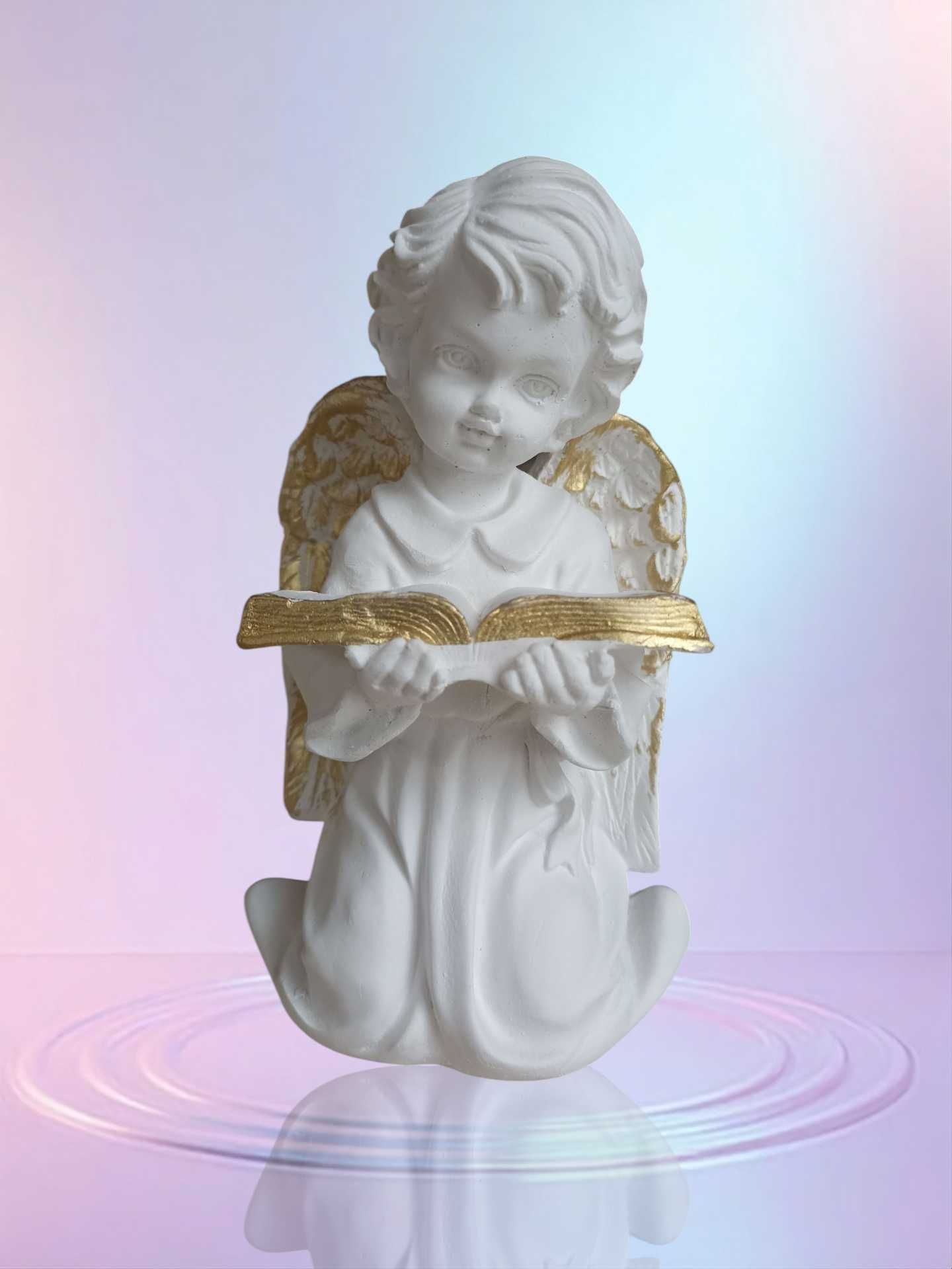 Figurka Anioł Aniołek Komunijny z Książeczką 19 cm Komunia Upominek
