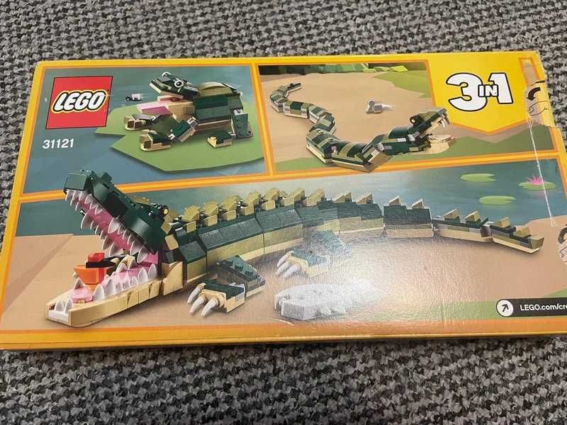 Lego Creator 3w1 zwierzęta, krokodyl, duży zestaw 31121