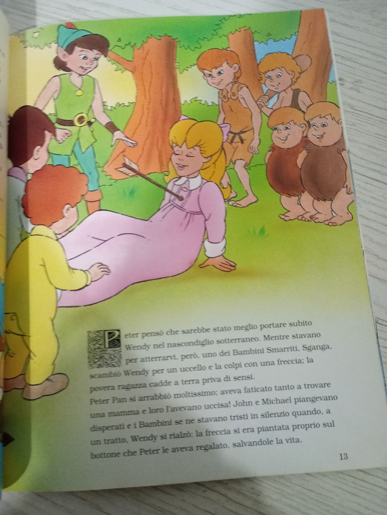 Peter Pan książeczka język włoski le mikle e una fabia