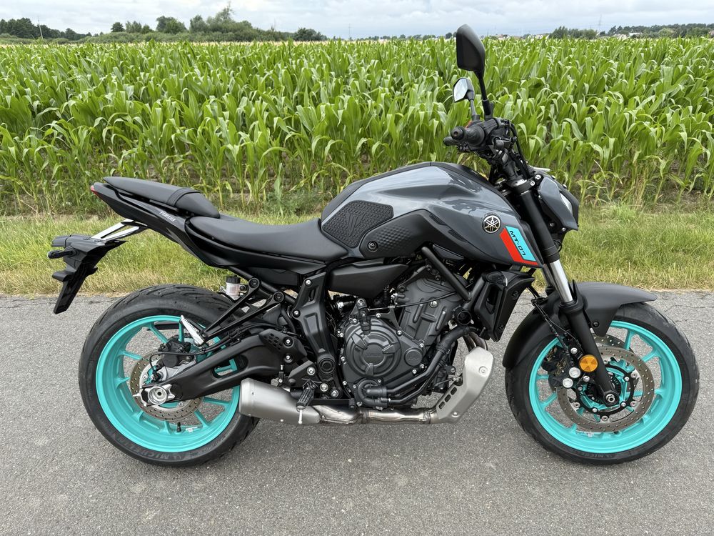 Rezerwacja Yamaha MT07 2024r Tablet A2 35kW Przebieg 270km Niemcy