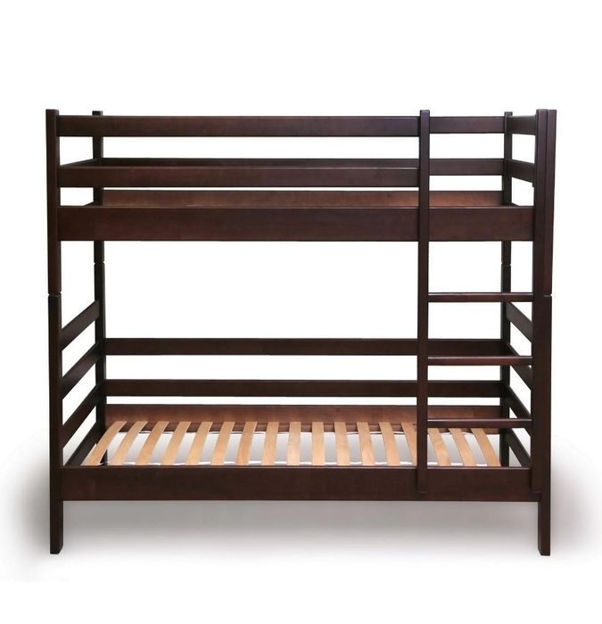 Кровать двухъярусная деревянная 80х190 см