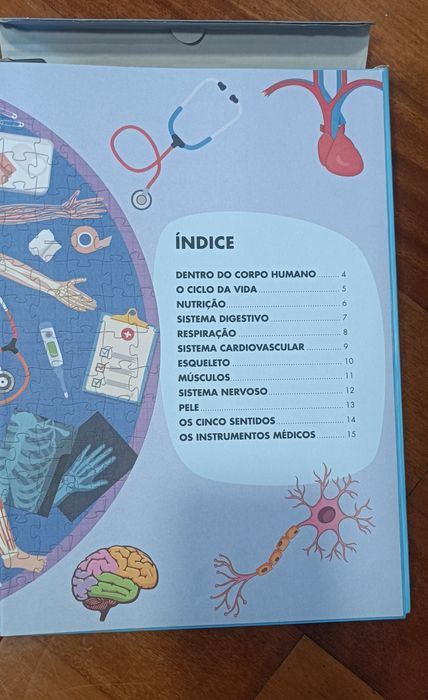 Livro+puzzle Corpo Humano
