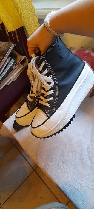 Ala converse run star hike czarne
