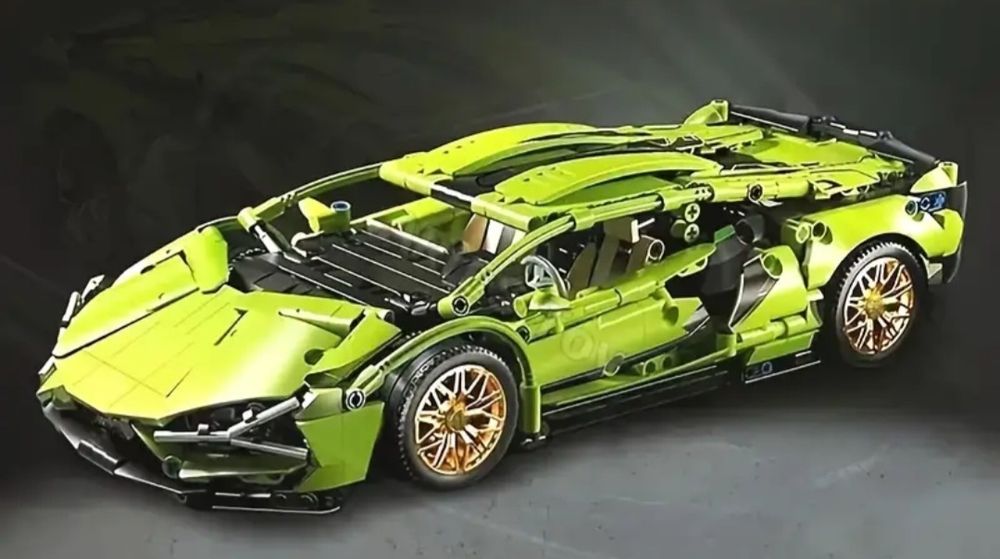 Sportowe autko klocki kompatybilne