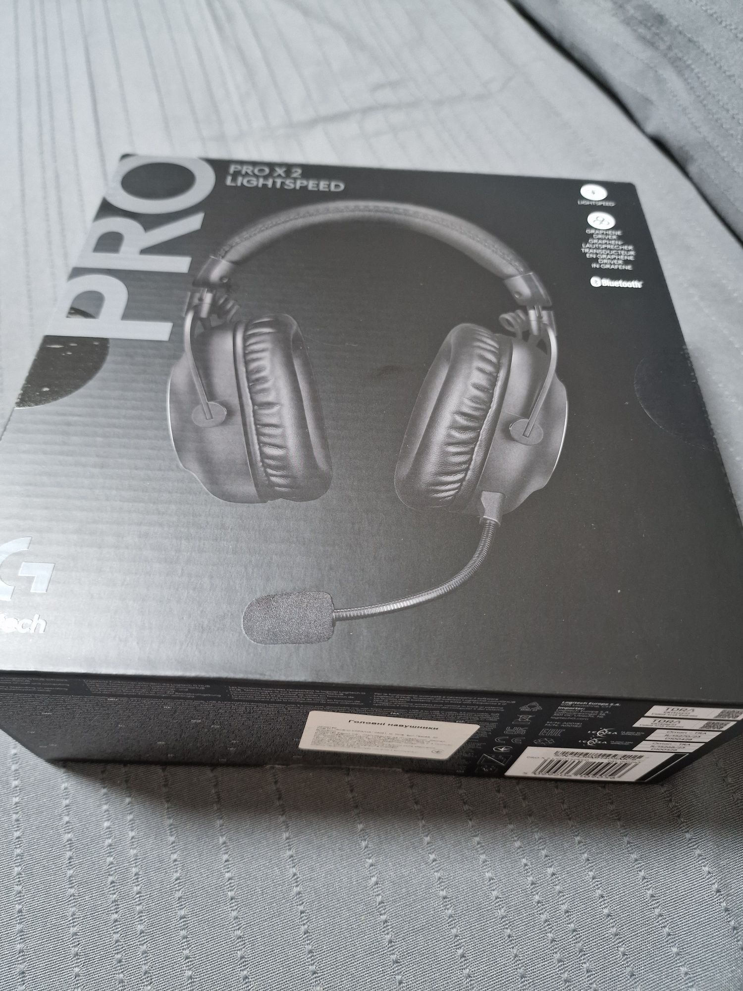 Гарнітура бездротові ігрова Logitech G PRO X2 Lightspeed wireless Blac