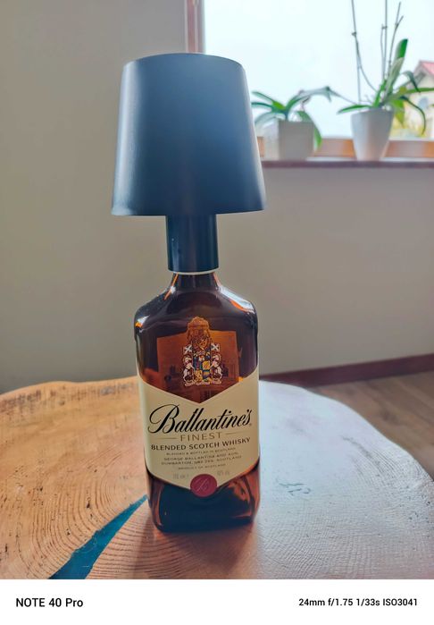 Lampka z butelki Ballantines