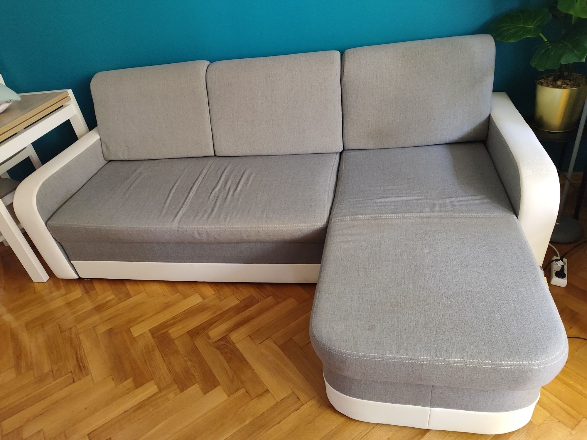 Kanapa narożnik rogówka z funkcją spania