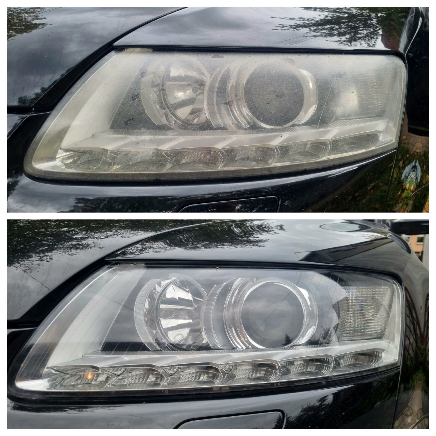 Regeneracja lamp reflektorów samochodowych Zabezpieczenie przed UV