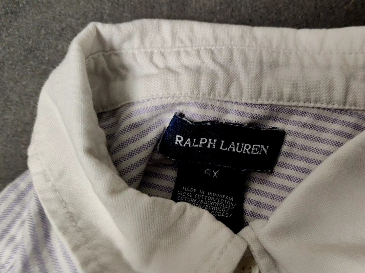 Koszula Ralph Lauren r. 6 lat żabot falbaną paski
