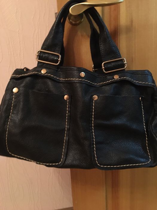 Сумка кожаная , натуральная