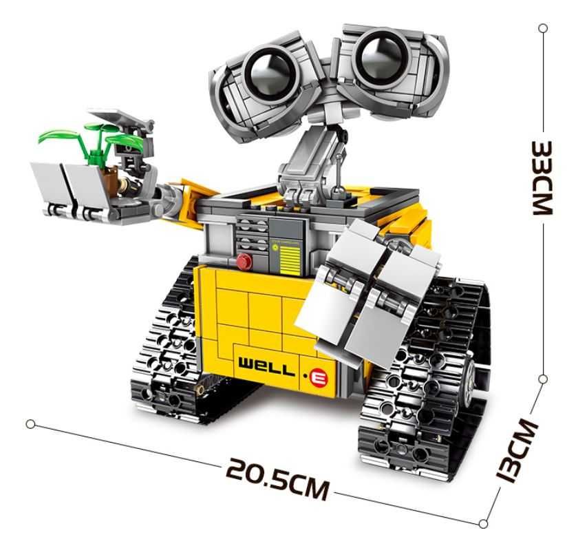 Pojazd gąsienicowy WALLE 687-części zamiennik TECHNIC