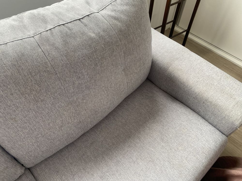 Sofá New Chic (OK SOFAS) 3 lugares cinza