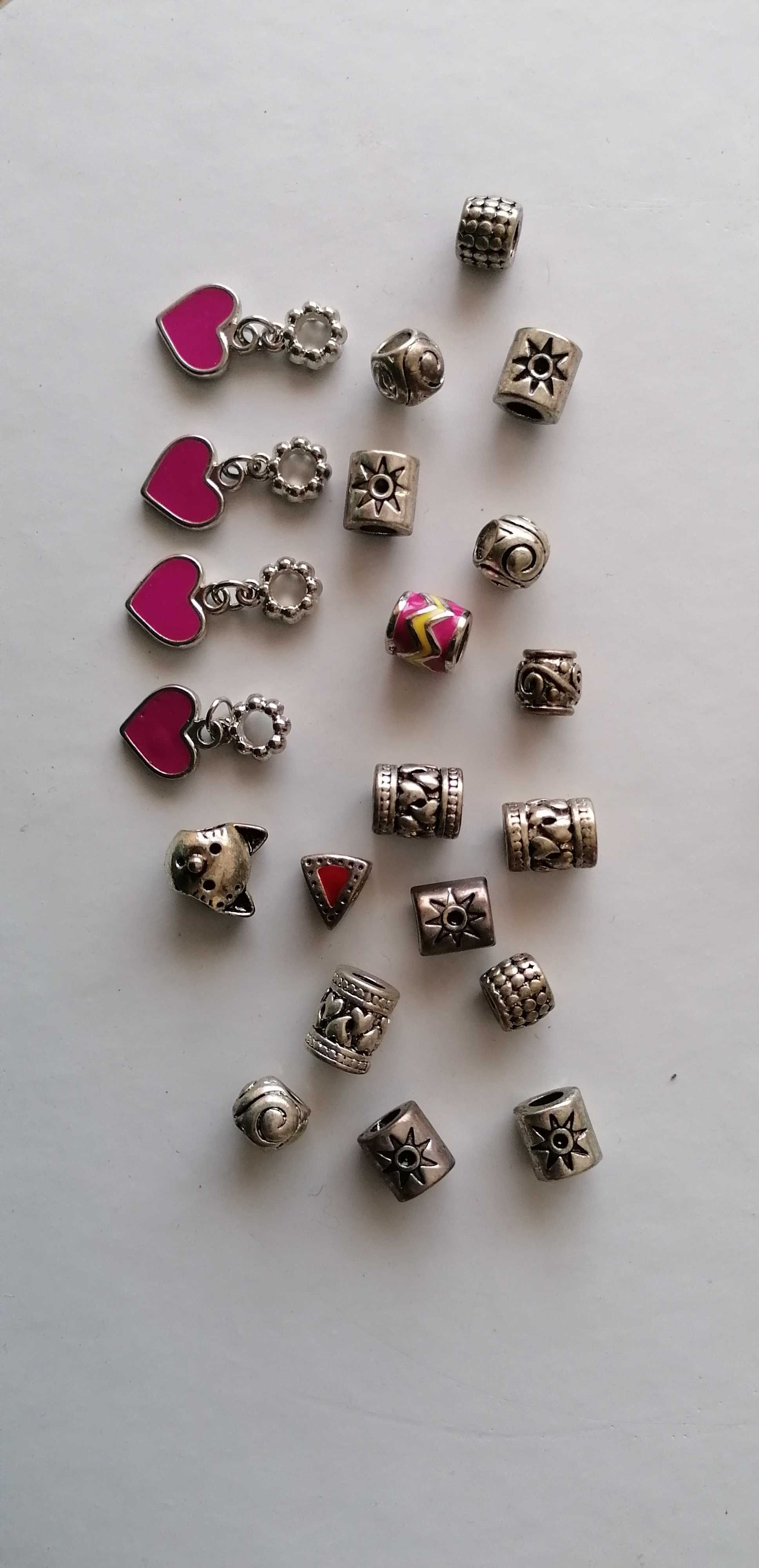 Pingentes/charms para pulseiras ou fios em aço inoxidável