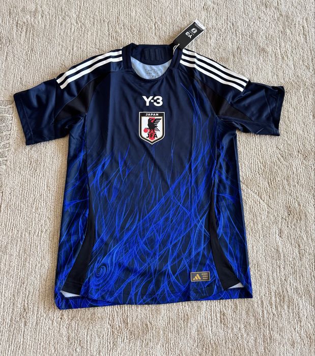 Adidas Y-3 Japan Home Authentic Jersey Blue Men Streetwear