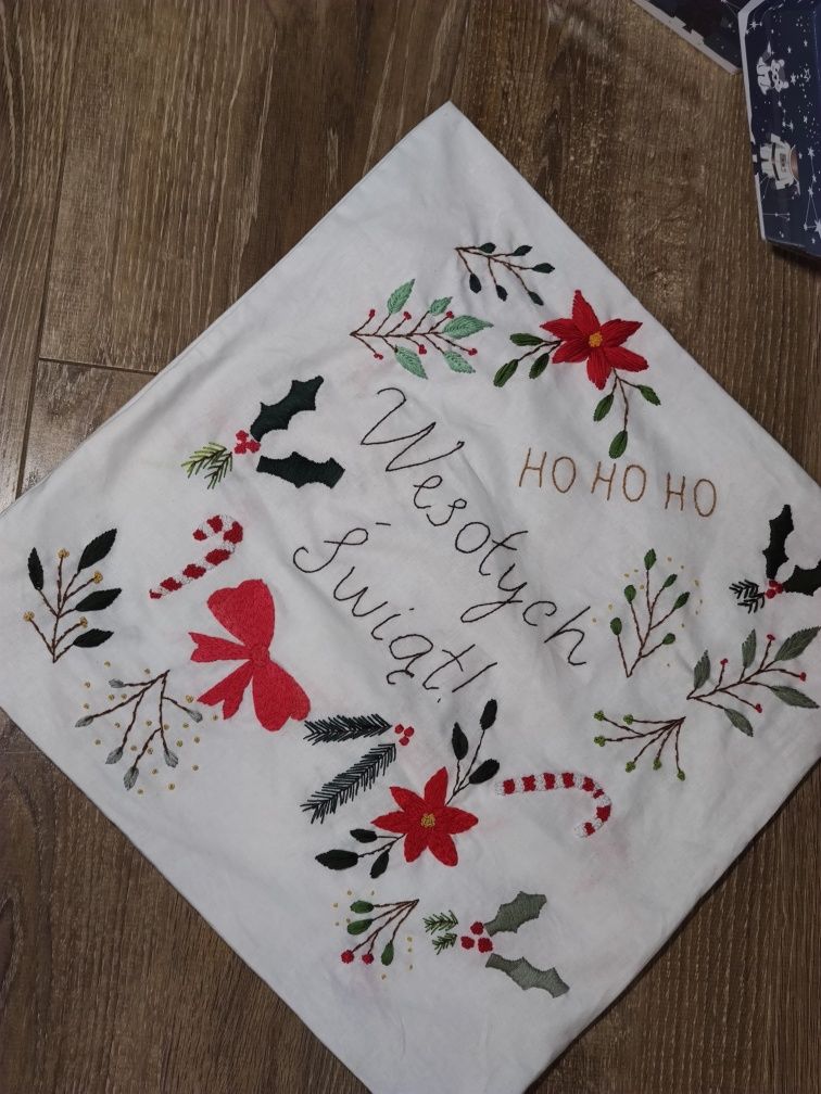 Haft poszewka na poduszkę