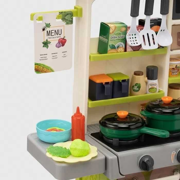 Детская кухня с водой и паром Limo Toy WD-825B свет звук 63 предмета
