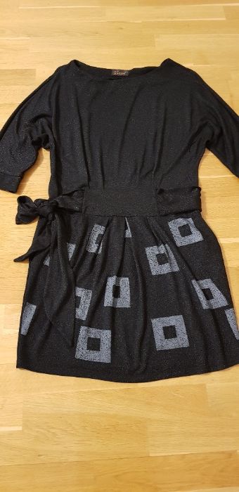 Платье чорное в мелкий блеск