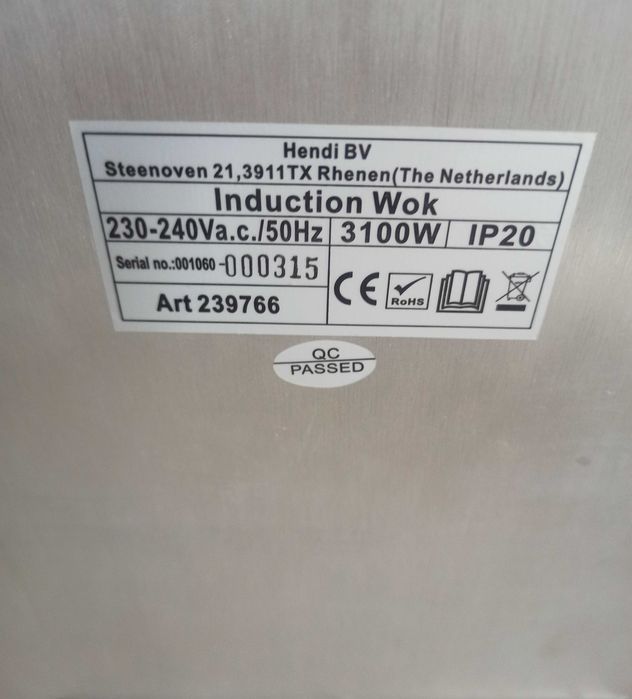 Kuchenka indukcyjna Hendi 3100W + patelnia