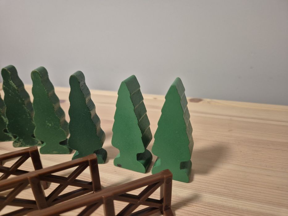 Drzewa płotki do kolejki drewnianej playtive