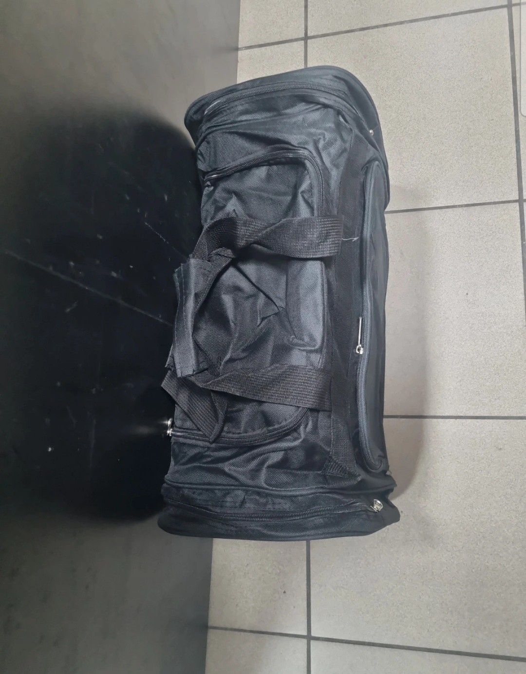Czarna duża XXL Torba podróżna 120 litr