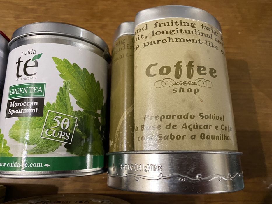 15 latas vazias diversas