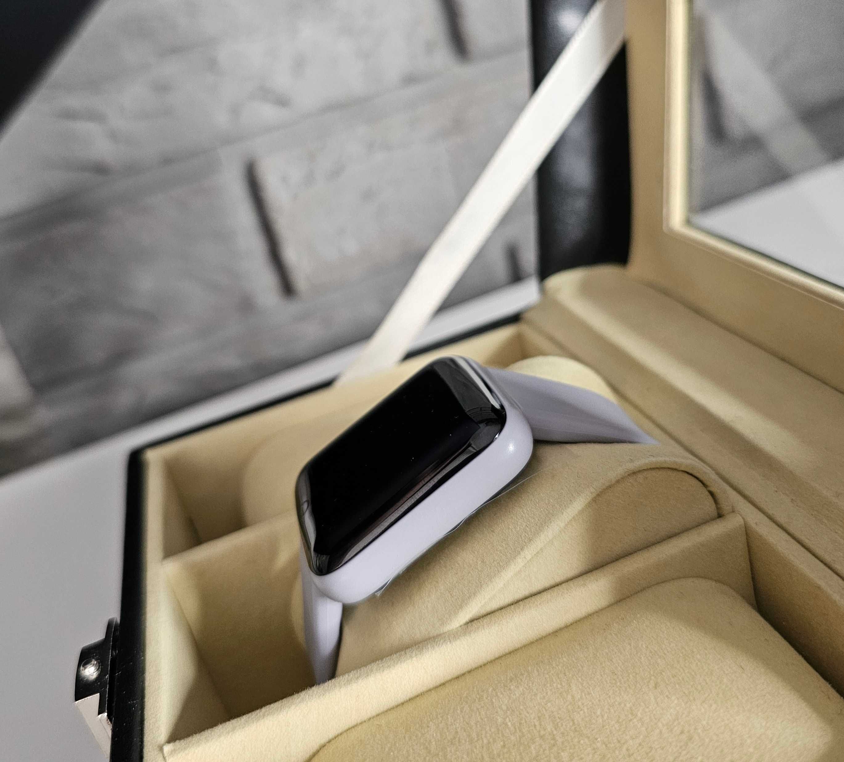 Zegarek Smartwatch smart opaska smart kwadratowa koperta szary gray