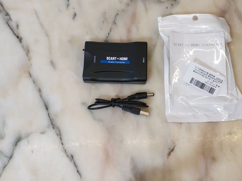 Conversor Adaptador SCART para HDMI - NOVO