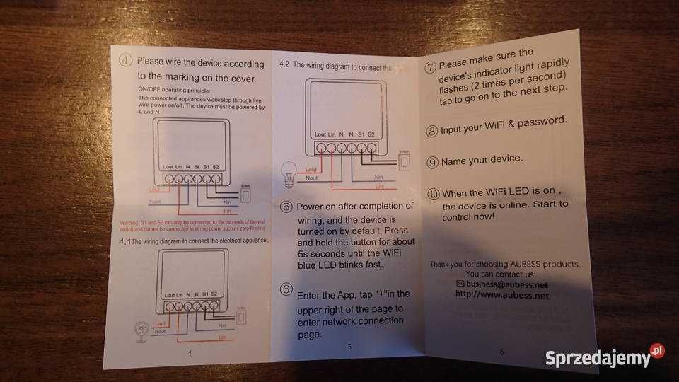MINI Wifi inteligentny przełącznik 16A,Alexa, GoolHome