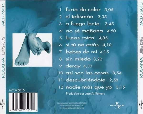 ROSANA - Lunas rotas- CD - 1996 SPAIN MCA