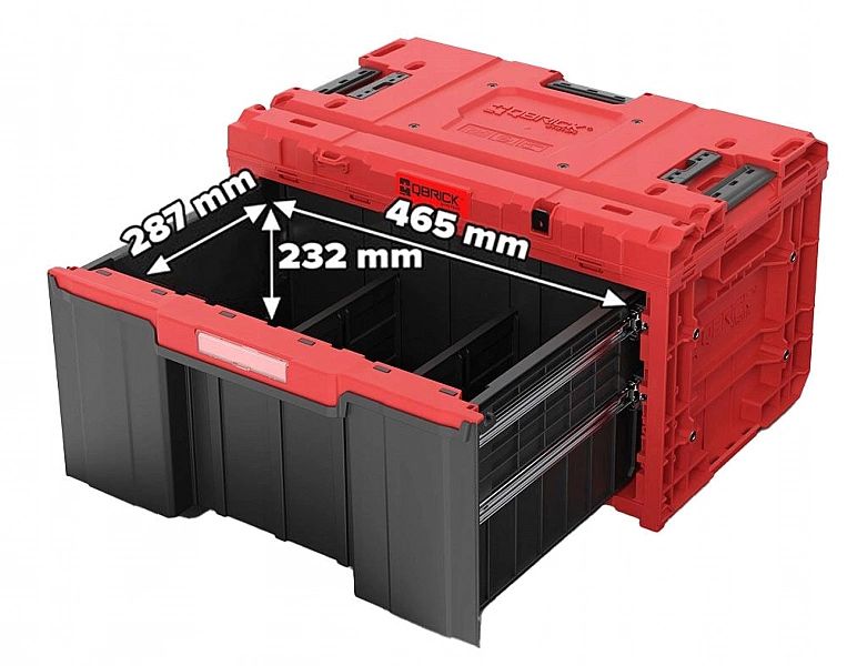 Skrzynka Narzędziowa 1 Szufladą Qbrick System One Drawer 1 Toolbox 2.0