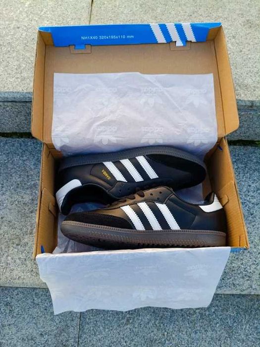 Adidas_Samba_OG_Black_White_Gum Rozmiar 42